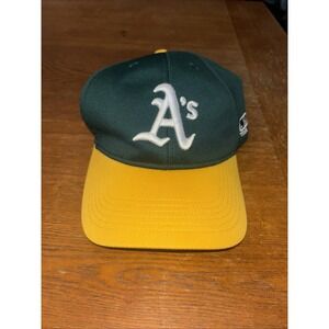 Oakland A's Athletics MLB OC Sports Green Yellow Hat Cap Adjustable Team MLB